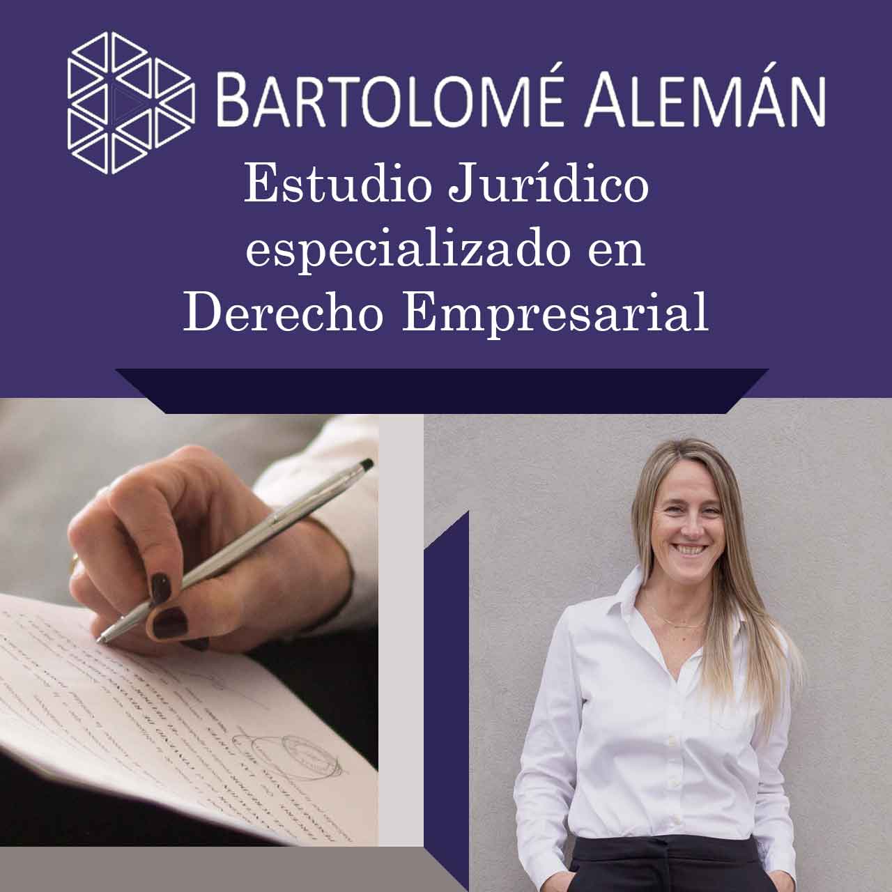 BARTOLOMÉ ALEMÁN Estudio Jurídico especializado en Derecho Empresarial